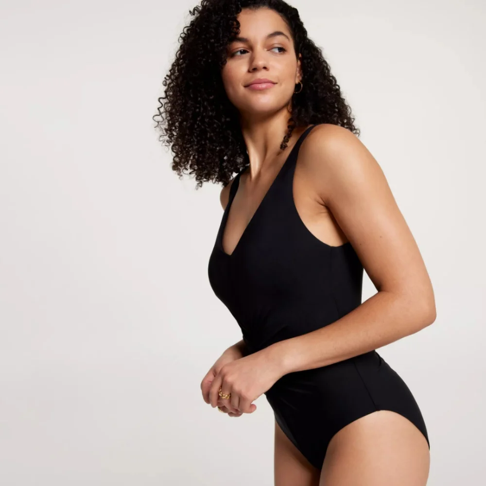 CALIA Ruched One Piece Swimsuit